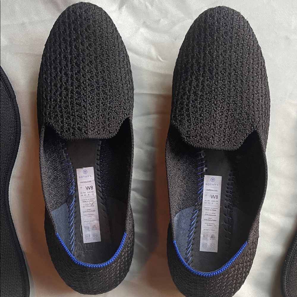 Rothy's Black Knit Women’s Loafers